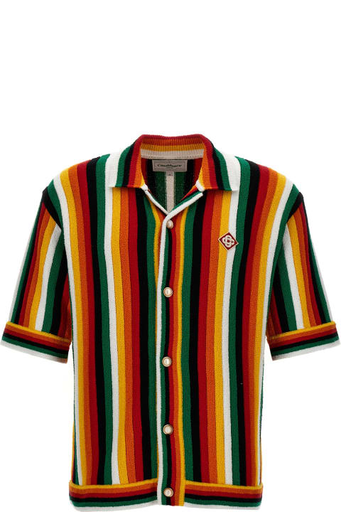 Shirts for Men Casablanca 'striped Towelling' Shirt