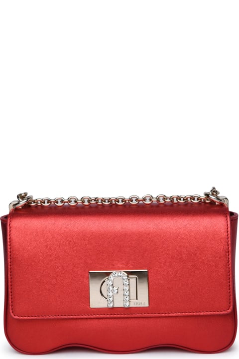 Furla Shoulder Bags for Women Furla Red Leather Bag