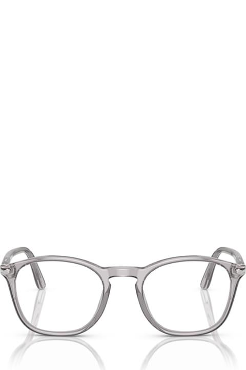 Persol Eyewear for Men Persol Po3007v Transparent Grey Glasses