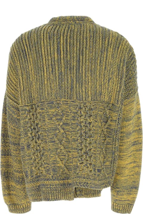 AMBUSH Sweaters for Men AMBUSH Two-tone Nylon Blend Oversize Cardigan
