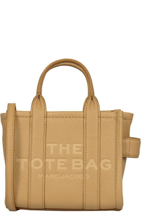 Marc Jacobs for Women Marc Jacobs Logo Printed Zipped Mini Tote Bag