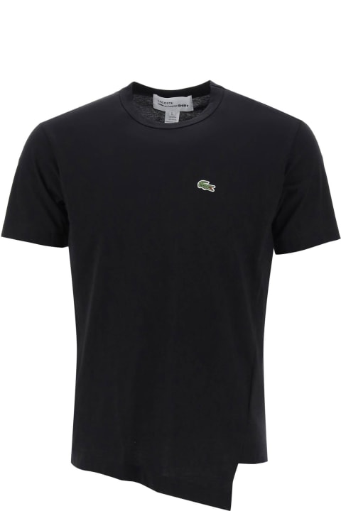 Comme des Garçons Shirt for Men Comme des Garçons Shirt X Lacoste Asymmetrical T-shirt