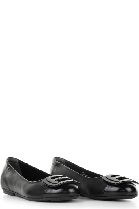 Hogan Shoes for Women Hogan H661 Patent Leather Ballet Flats