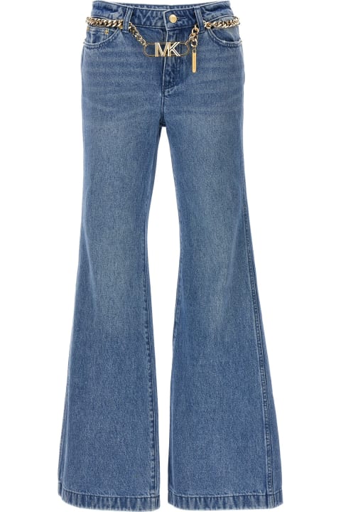 MICHAEL Michael Kors Women MICHAEL Michael Kors Flare Fit Jeans