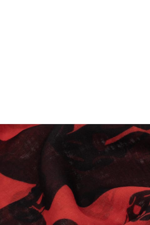 メンズ Alexander McQueenのスカーフ Alexander McQueen Raw-trimmed Scarf