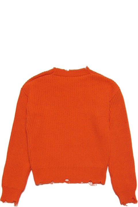 Shirts for Boys Dsquared2 Orange Sweater Boy