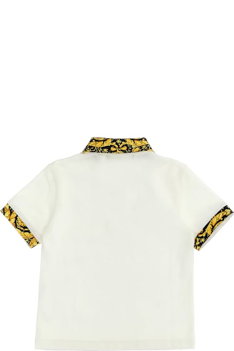 Sale for Kids Versace 'barocco' Polo Shirt