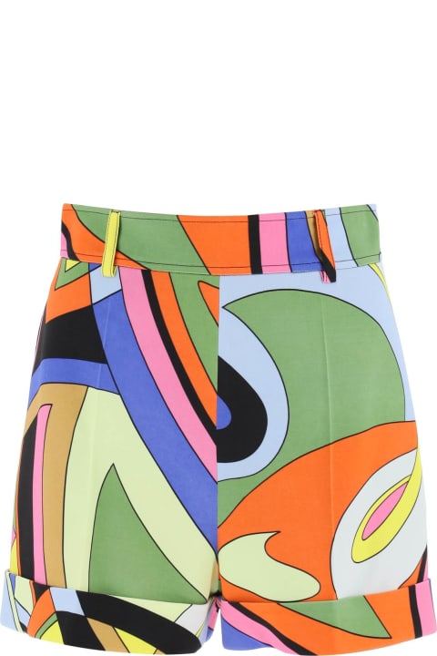 Moschino Pants & Shorts for Women Moschino Multicolor Printed Shorts