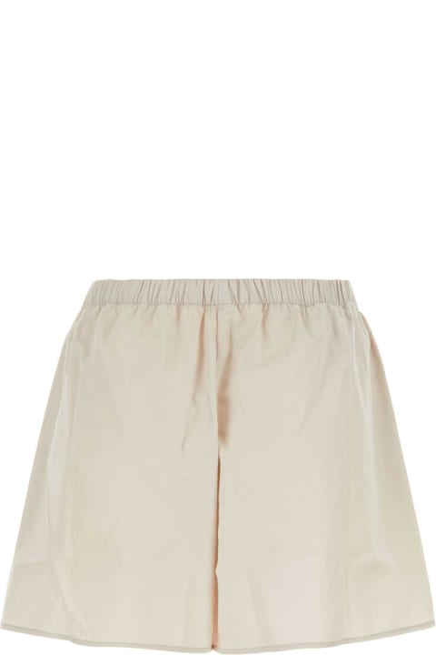 Pants & Shorts for Women Miu Miu Light Pink Cotton Shorts