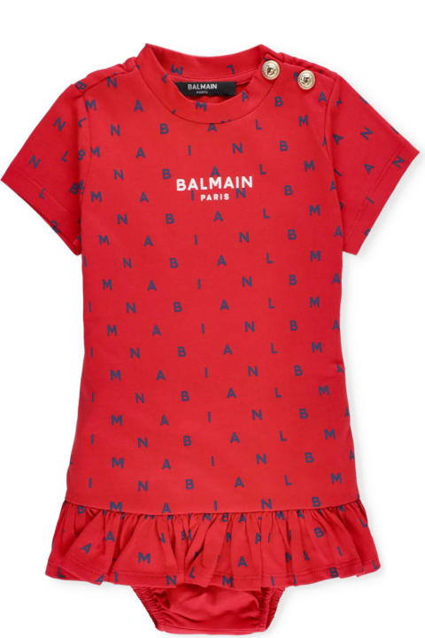 Balmain Dresses for Baby Girls Balmain Logoed Dress