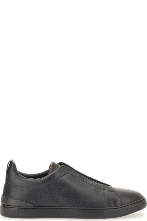 Zegna for Men Zegna Low Top Sneaker With Triple Stitch