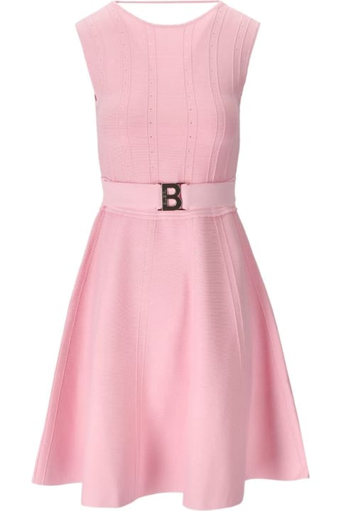 Blugirl Clothing for Women Blugirl Pink Knitted Dress Blugirl