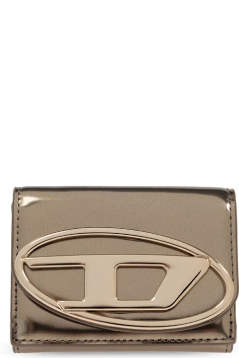 ウィメンズ Dieselの財布 Diesel Leather Wallet '1dr Tri Fold' Diesel