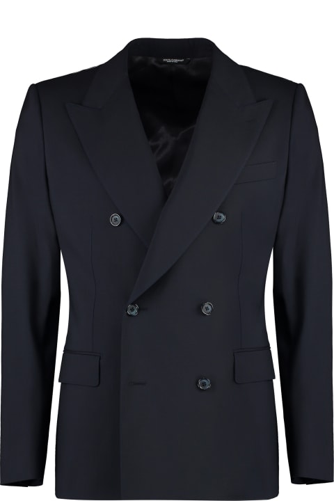 Dolce & Gabbana Sale for Men Dolce & Gabbana Virgin Wool Two-piece Suit