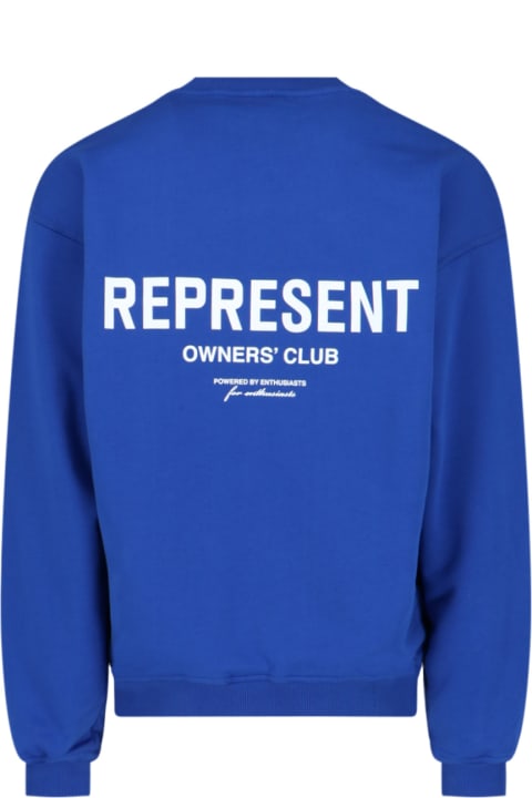 REPRESENT Fleeces & Tracksuits for Men REPRESENT Logo Crewneck Sweatshirt