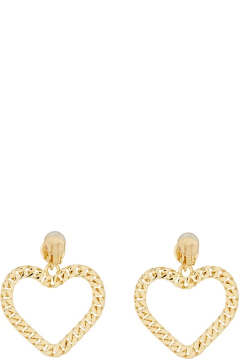 Moschino Earrings for Women Moschino "chain Heart" Earrings