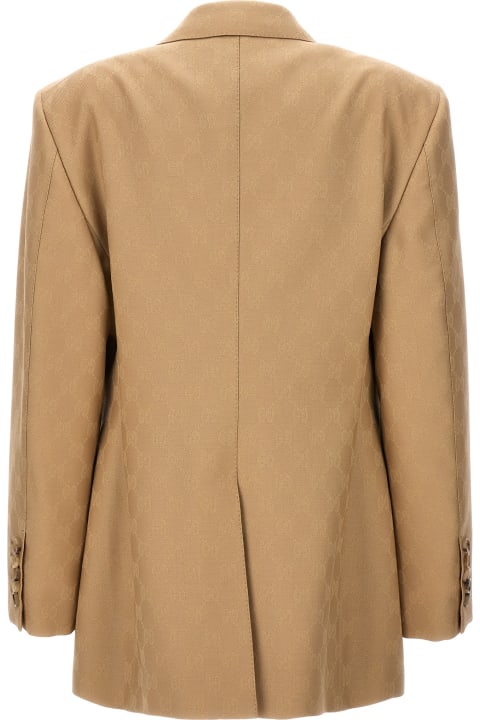 Gucci Coats & Jackets for Women Gucci 'gg' Double-breasted Blazer