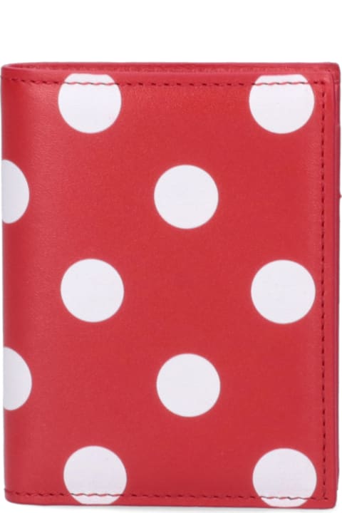 Wallets for Men Comme des Garçons Wallet Bi-fold Wallet 'polka Dots'