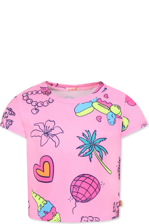 Homeware Billieblush Pink T-shirt For Girl With Print