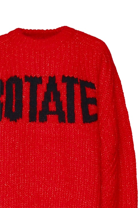 Rotate by Birger Christensen Sweaters for Women Rotate by Birger Christensen Knitted Logo Sweatshirt