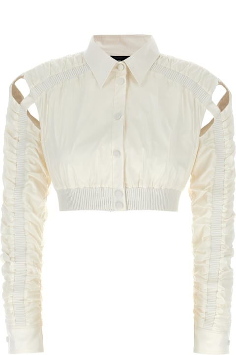 Giovanni Bedin Clothing for Women Giovanni Bedin Cropped Cut-out Jacket