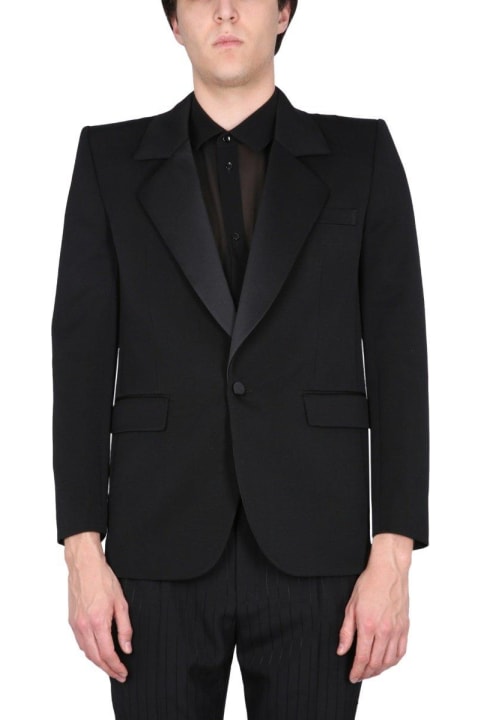 Saint Laurent Coats & Jackets for Women Saint Laurent Single-breasted Tuxedo Jacket