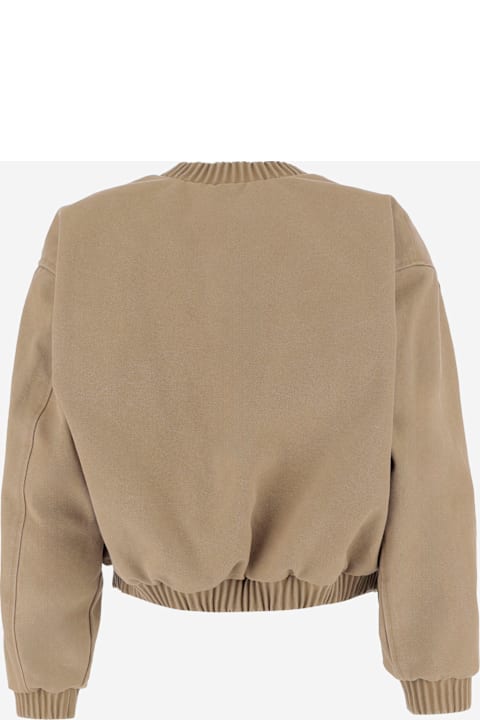 WE11 DONE for Women WE11 DONE Cotton Blend Jacket With Logo