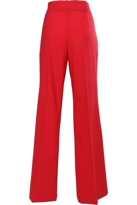 Ballantyne Pants & Shorts for Women Ballantyne Red Flared Trousers
