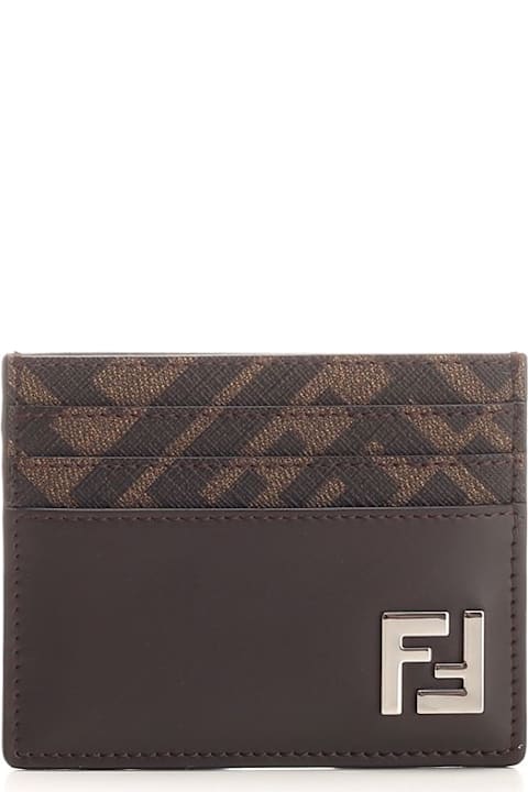 Fendi Wallets for Men Fendi Fendi Diagonal Card Holder