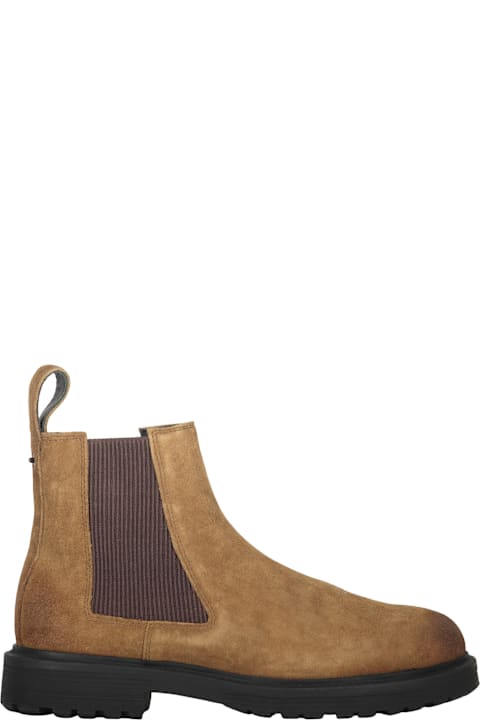 Homeware Diesel Elegant And Comfortable Light Brown Leather Ankle Boots