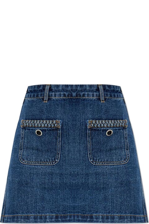 Homeware self-portrait Self-portrait Denim Skirt