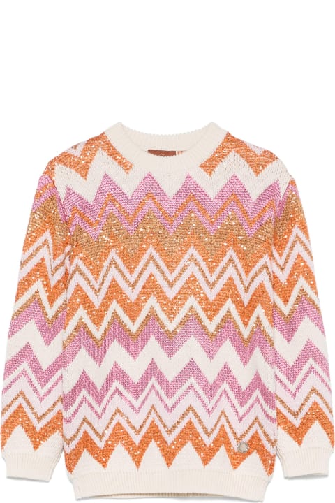 Missoni Sweaters & Sweatshirts for Girls Missoni Sweater With Chevron Pattern