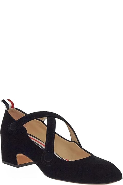 Thom Browne High-Heeled Shoes for Women Thom Browne Criss Cross Straps Pumps