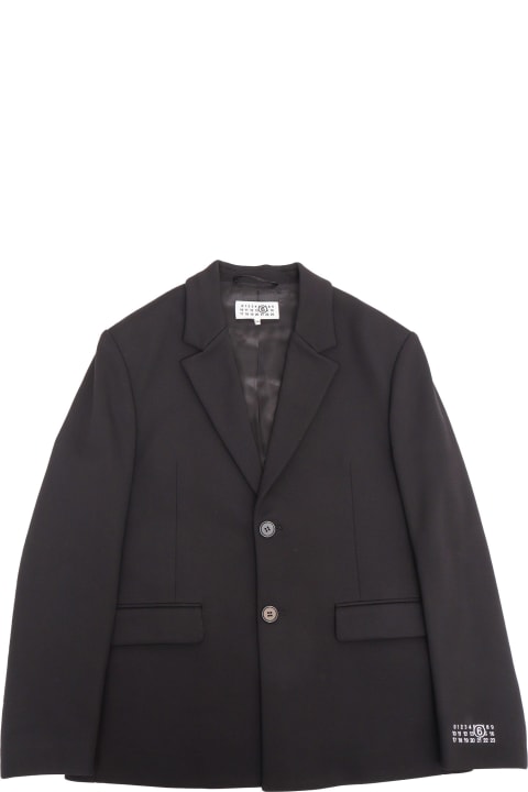 MM6 Maison Margiela Coats & Jackets for Girls MM6 Maison Margiela Black Blazer