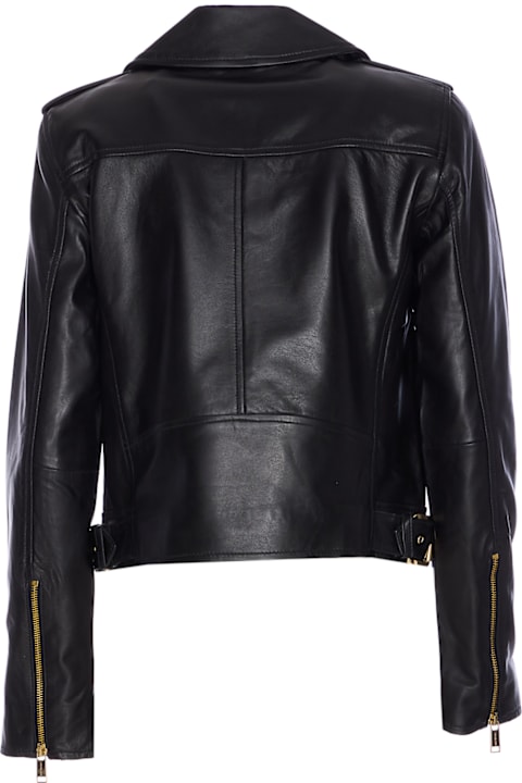 Michael Kors for Kids Michael Kors Leather Moto Jacket