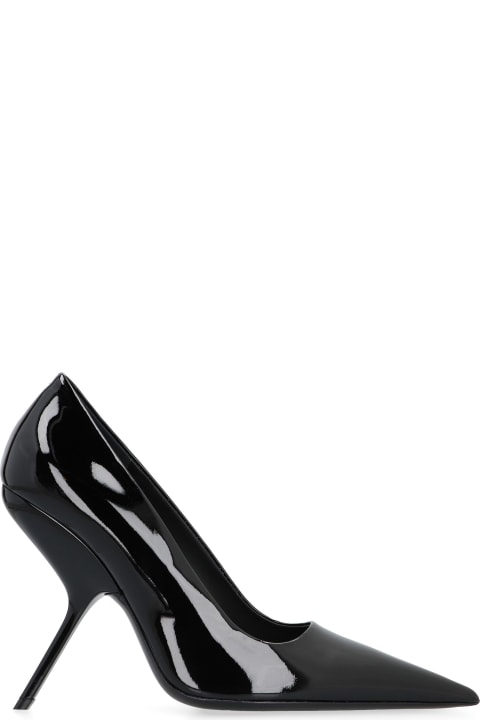 Ferragamo High-Heeled Shoes for Women Ferragamo Eva Patent Leather Pumps