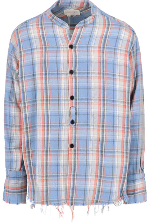 メンズ Greg Laurenのシャツ Greg Lauren 'check' Shirt