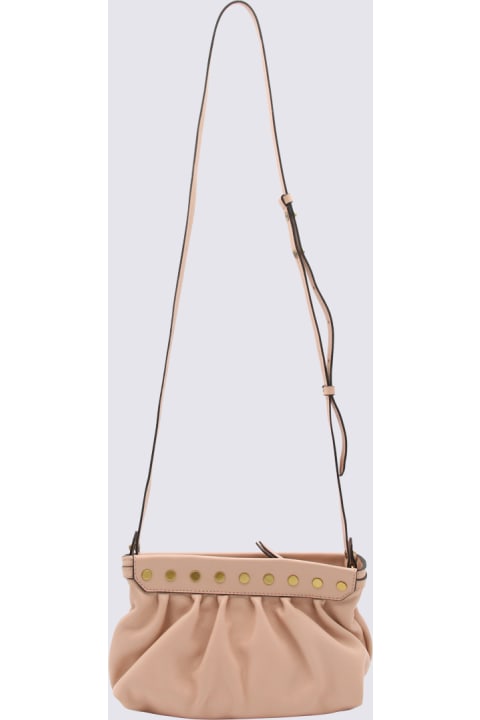 Isabel Marant Shoulder Bags for Women Isabel Marant Soft Pink Leather Luz Crossbody Bag