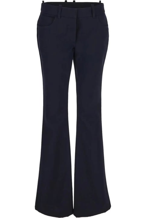 Homeware Off-White Dry Wool Slim Flared Trousers