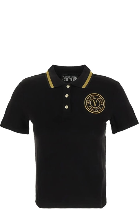 Topwear for Women Versace Jeans Couture Logoed Polo