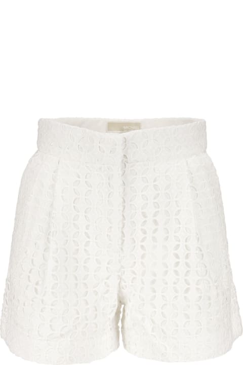 Fashion for Women Michael Kors Eyelet Pleated Shorts