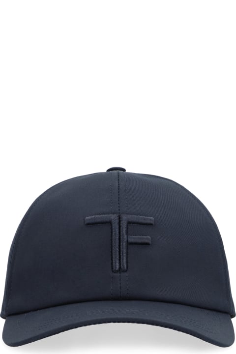 Tom Ford Hats for Men Tom Ford Logo Embroidery Baseball Cap