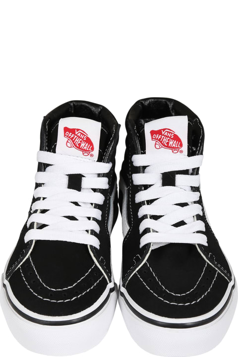 Vans Kids Vans Black Sk8-hi Sneakers For Kids