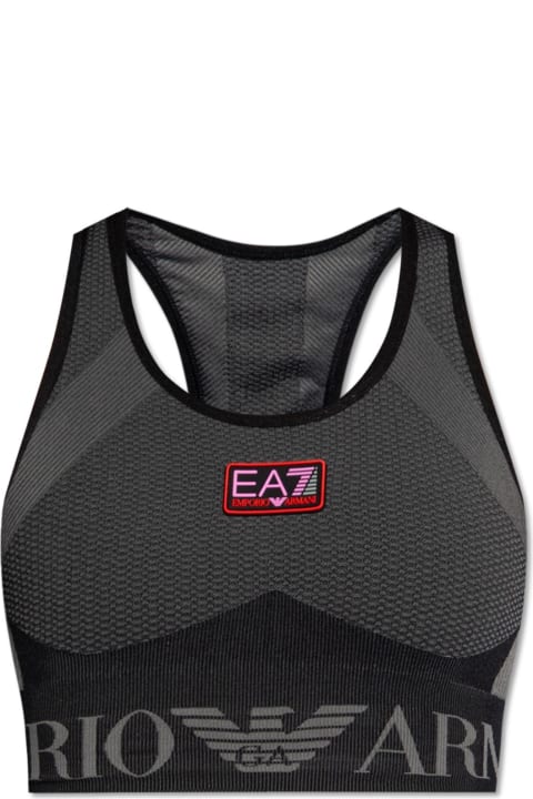 EA7 for Women EA7 Ea7 Emporio Armani Training Top With Logo