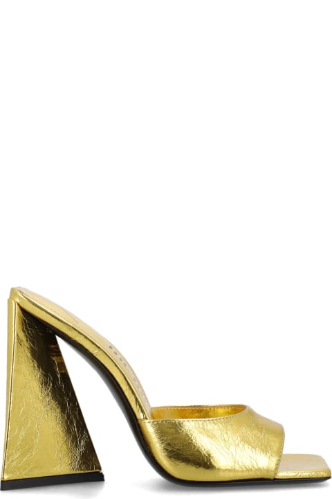 High-Heeled Shoes for Women The Attico Devon Mule Gold