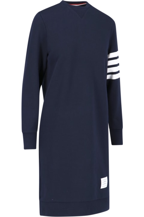 Thom Browne Dresses for Women Thom Browne Midi Sweatshirt Dress