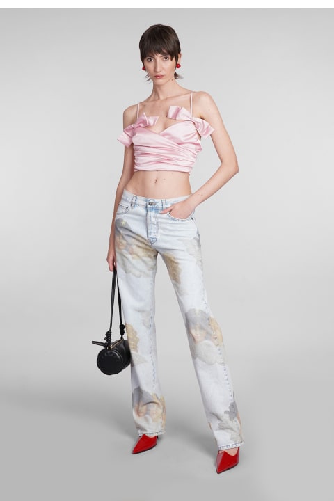 Fashion for Women Fiorucci Topwear In Rose-pink Polyester
