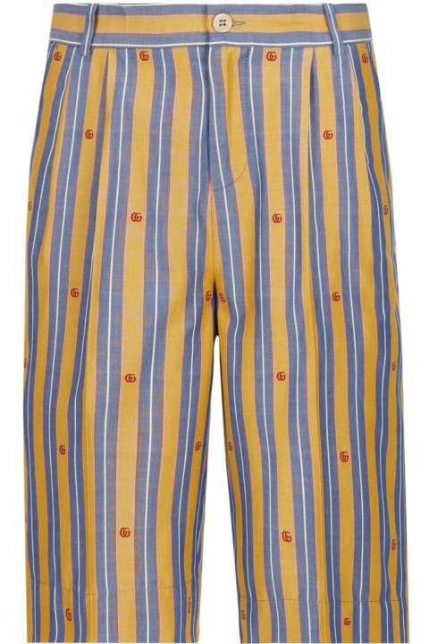 Gucci for Boys Gucci Oxford Striped Shorts