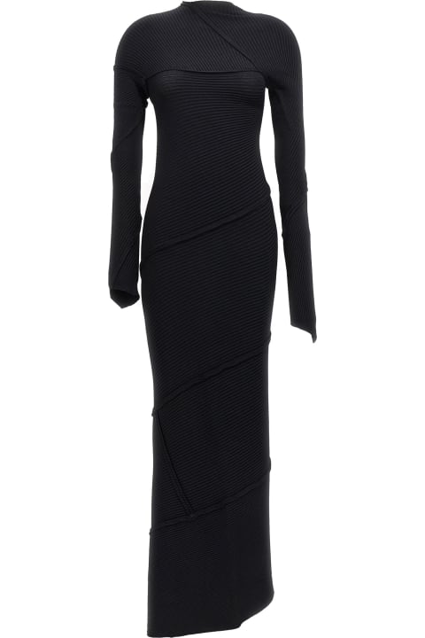 Balenciaga Clothing for Women Balenciaga Spiral Knitted Dress