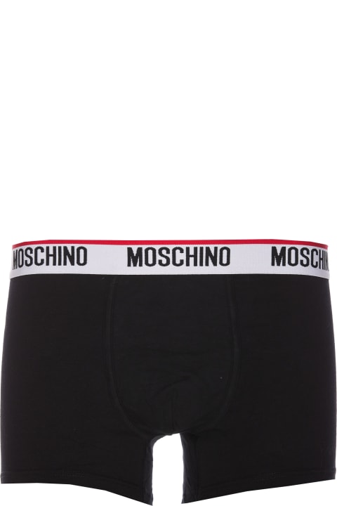 Moschino Underwear for Men Moschino Band Logo Bipack Boxer